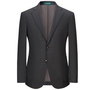 【意大利进口REDA】高支纱千鸟格西服外套男纯羊毛商务复古单西装