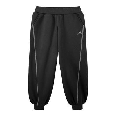 左西女童加绒秋冬保暖运动裤