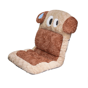 自驾游长途汽车椅子垫靠背一体腰靠靠垫护腰后排毛绒椅垫久坐冬季