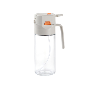 油壶厨房家用食品级喷倒两用玻璃油瓶调味瓶密封防漏雾化喷油油壶