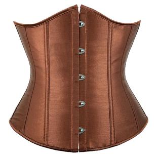 鱼骨束腰封汉服马面裙短款收腰绑带排扣宫廷复古国风提花大码塑型