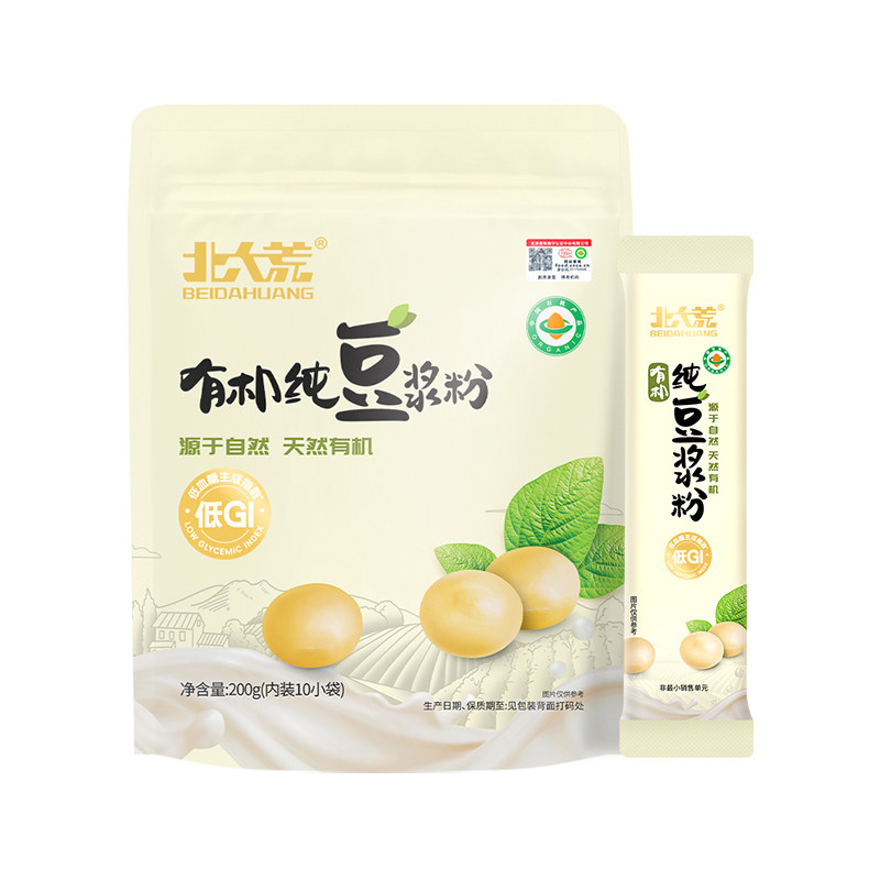 北大荒有机纯豆浆粉营养早餐