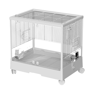 威毕鸟笼不锈钢透明鹦鹉笼子新款型家用虎皮玄凤专用大号豪华别墅