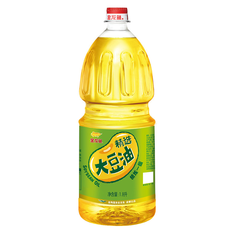 金龙鱼大豆油1.8L食用油批发小瓶