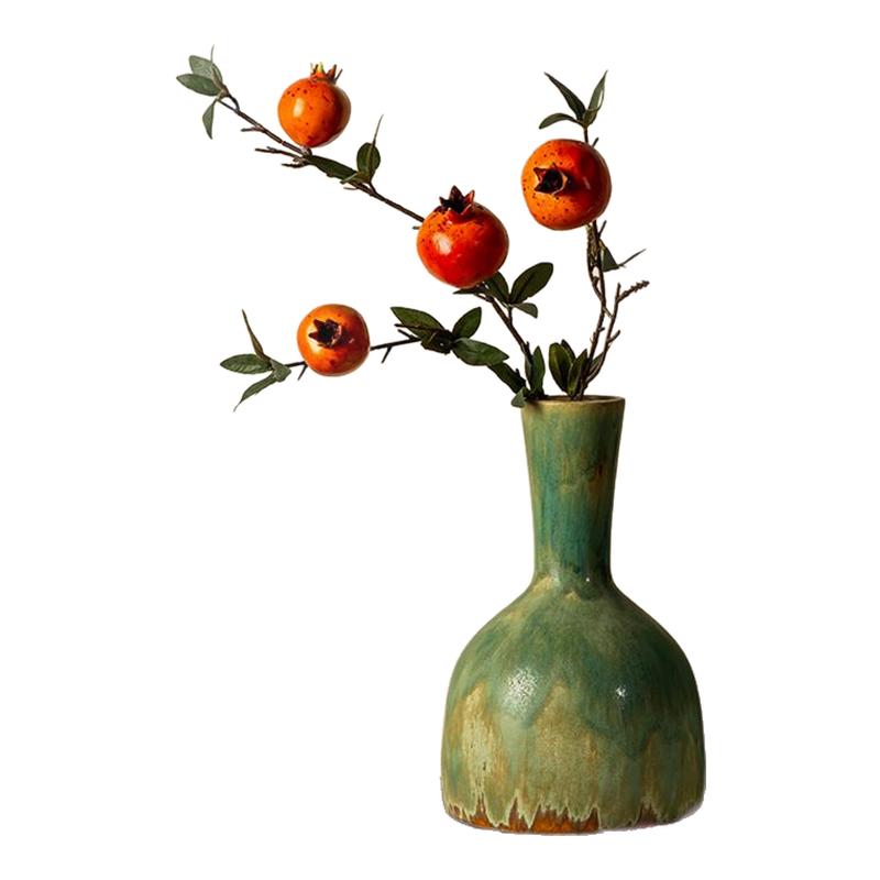 景德镇陶瓷花瓶油画风插花花器