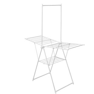 爱丽思落地晾衣架折叠多功能晾晒架室内阳台凉衣杆挂衣架晒被衣服