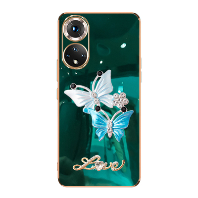 荣耀50硅胶镶钻创意蝴蝶送手绳