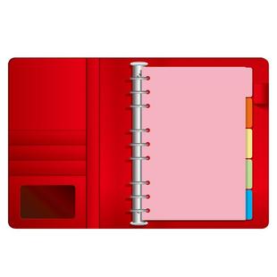 9孔B5豪华活页夹DIY自由组合多功能活页本方格横线康奈尔5r高效笔记本月周日计划记账出入库教师备课会议记录