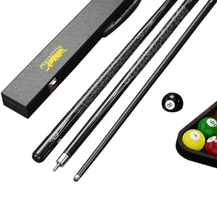 台球杆小头杆黑科技球杆中头碳纤维通杆中式大头杆黑八九球桌球杆