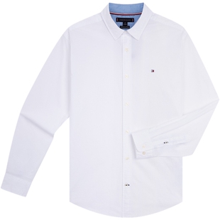 【预售免定】Tommy26秋冬男装透气府绸轻薄轻量纯色长袖衬衫外套