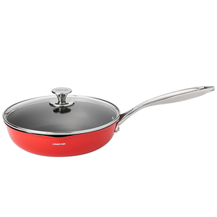 凌丰加深煎锅平底锅不粘锅家用送礼聚油轻油煎锅电磁炉燃气灶用