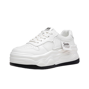 Semir女鞋厚底小白鞋2026春季新款爆款休闲板鞋百搭小众鞋子女款