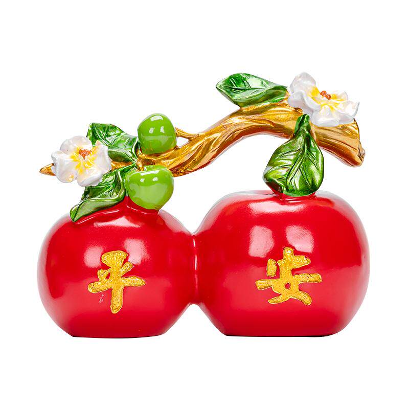 研质树脂祝福简约客厅茶盘摆件