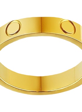 时尚钛钢戒指无钻三钻6钻指环