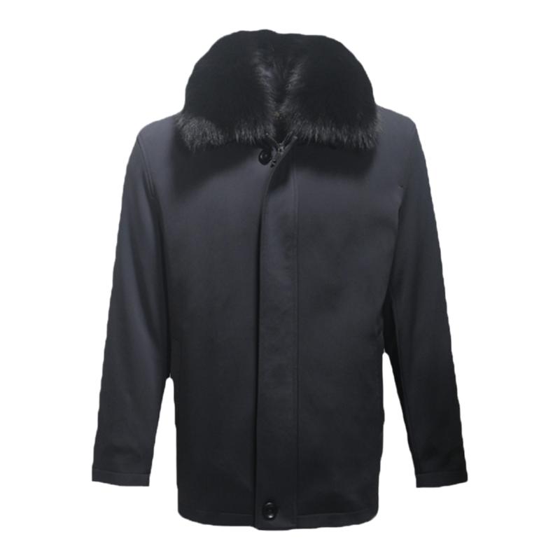 中老年棉服男爸爸冬装尼克服厚款