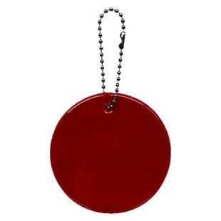 防水警示挂饰厂家定制学生书包反光挂件印字logo双面反光钥匙扣