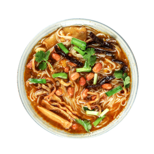 黄灯笼海岛粉世家海南正宗陵水酸粉包邮鱼饼卤汁牛肉装速食抱罗