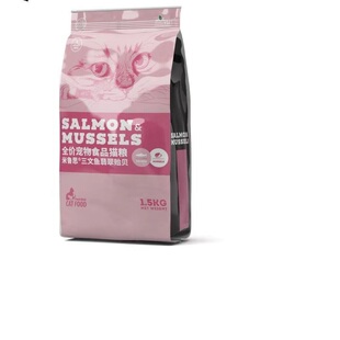 一诺 米鲁思三文鱼翡翠贻贝全猫期幼猫成猫猫粮美毛护肤去泪痕斯