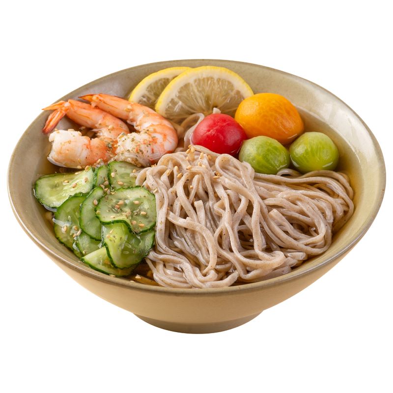 野人日记鸡肉荞麦面粗粮面条