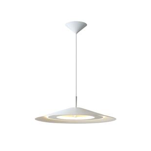 餐厅楼梯间简约洁白薄飞碟现代吊灯创意个性艺术客厅日式吊线灯