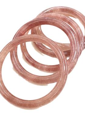 天然草莓晶手镯女款水晶