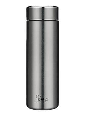 希诺304不锈钢保温杯大容量提环便携水杯男士带盖高档保暖保冷杯