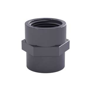 PVC内牙直接内丝直通内插水管带螺纹牙转接头转接管件20接口25 32