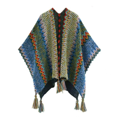 云南丽江旅游外搭针织披肩民族风