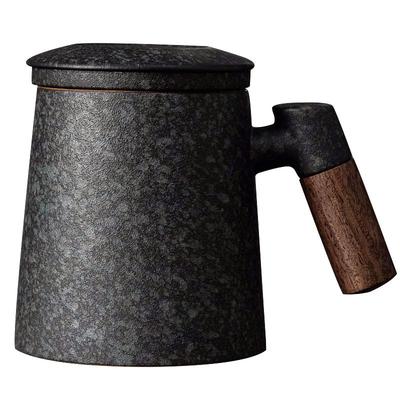 陶瓷茶水分离泡杯子男士个人