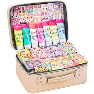 咕卡奶油胶大套装贴纸小学生估古卡咕咔礼包全套儿童玩具女孩做手帐的工具贴画便宜酷卡顾咕盘卡材料收纳礼盒