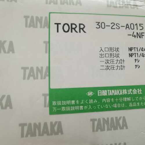 议价TANAKA日酸TORR 30-2S-A015-4NF4NF隔膜阀，全新现货，价格私
