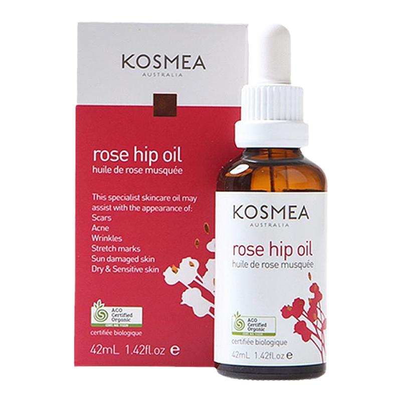 澳大利亚直邮Kosmea玫瑰果油精华液小金瓶正品淡化痘印舒缓42ml