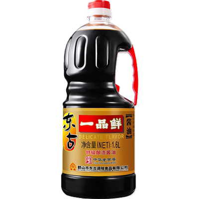 东古一品鲜特级酱油酱香浓郁