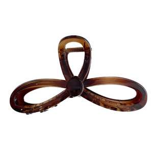 让心结变成蝴蝶结吧~ 超大号韩系抓夹简约日常鲨鱼夹头饰发夹女