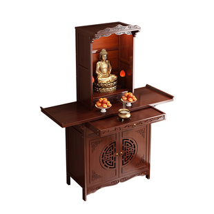 佛龛柜家用供桌观音佛像供座台现代小佛柜财神爷柜子堂口专用桌子