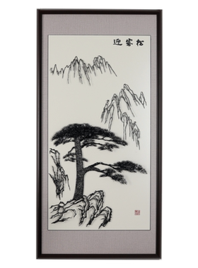 铁易知入户玄关公司接待画