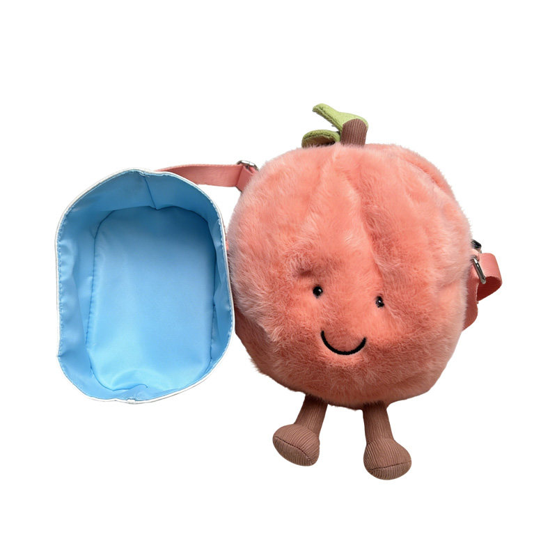 适用Jellycat桃子包内胆包双叶桃