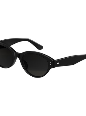 优睛时髦窄框猫眼太阳镜女款25新方圆脸防晒防紫外线近视旅游墨镜