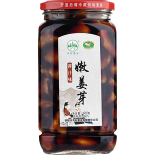 齐松酱汁姜头 精选铜陵大院白姜腌制 下饭菜 原产地铜陵生姜900g