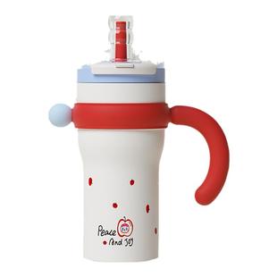 bablov保温杯大容量水杯女吸管杯高颜值杯子把手桌面杯新年礼物