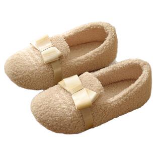 棉鞋秋冬季11月12月包跟摇粒绒保暖家居棉拖鞋防滑软底产后月子鞋