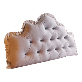 现代风床头软包靠垫加高加大靠背卧室双人床上靠枕防撞软垫绑带