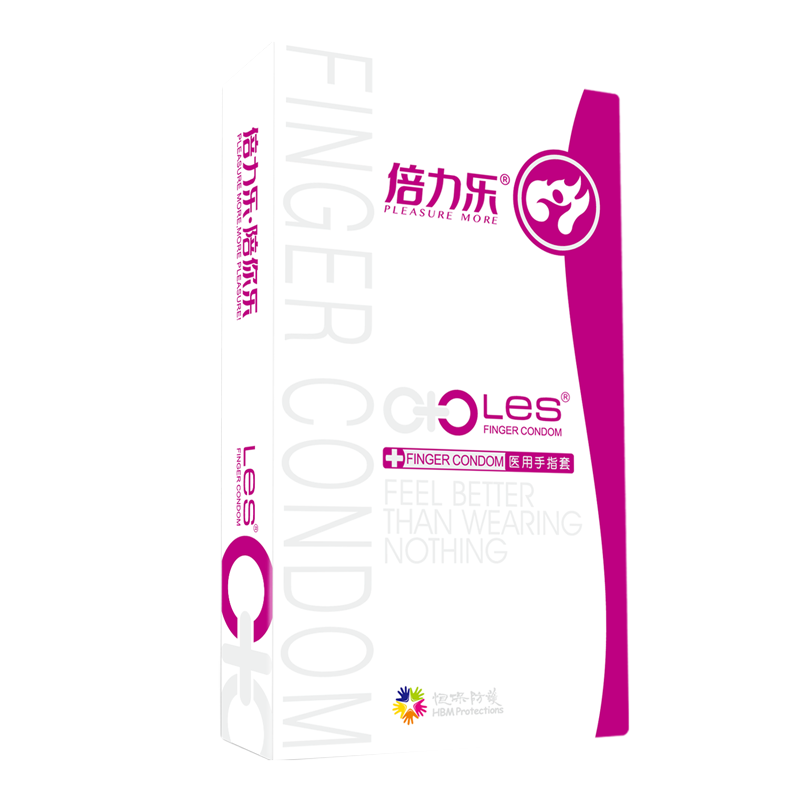 倍力乐手指套les草莓味女性前戏指套情趣用品女同指套阴道性用品
