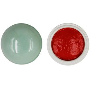 荣宝斋印泥朱砂贡砂红色印泥文房四宝宝红丽红印泥盒书法篆刻