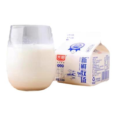 鲜奶广州早餐光明生牛乳0添加
