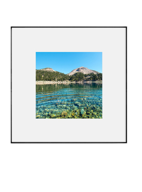 现代风景湖水客餐厅卧室方形挂画