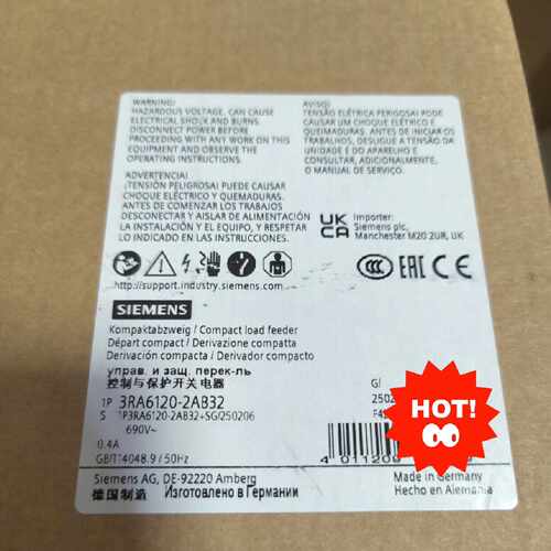 询价-3RA6120-2AB32 控制与保护开