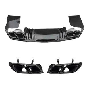 适用凯迪拉克CT4/CT5改装包围黑翼后扰流板后唇后杠运动四出尾喉