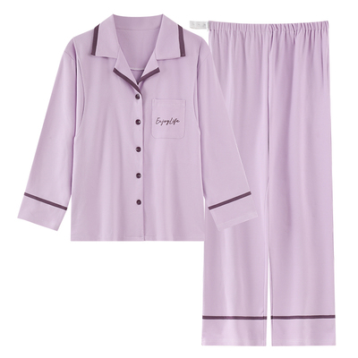 哲境女纯棉200斤舒适睡衣大码