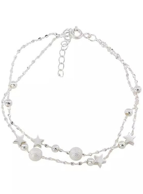 轻奢小众满天星珍珠双层手链女